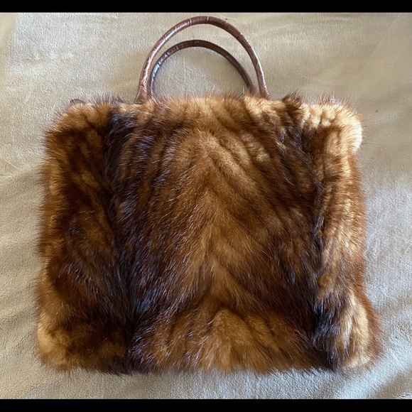 Paulo Masi Italian Mink Purse - Picture 2 of 7